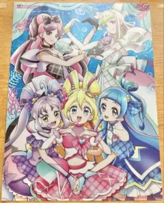 映画 キミとアイドルプリキュア♪ 付録 アニメディア クリアファイル A4サイズ