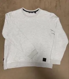 【値下げ】アディダスADICROSS ゴルフ トレーナー Oサイズ ライトグレー