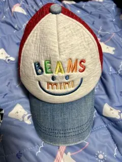 BEAMS mini キャップ スマイルデザイン 美品