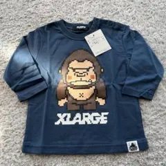 XLARGE ネイビー 長袖Tシャツ 80cmのサムネイル