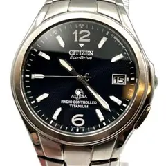 稼働⭐️ CITIZEN ATTESA デイト 腕時計 チタン エコドライブy2k