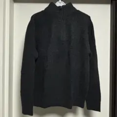UNIQLO ハイネックニット ハーフジップ