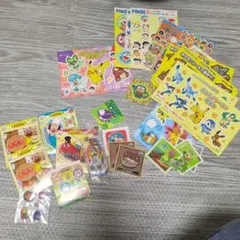 ポケモン・アンパンマン シールセット