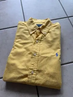 ラルフローレン　イエロー ボタンダウンシャツ