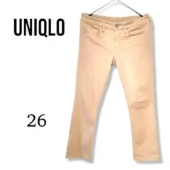 UNIQLO　ヒートテックパンツ 【26】 ベージュ　スキニー　ストレート