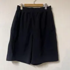 UNIQLO C スウェットワイドショーツ ブラック M