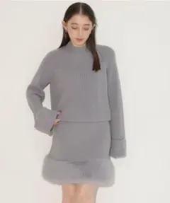 ゆっこ様専用 FENDI フェンディ ハイネックノースリーブニット - メルカリ