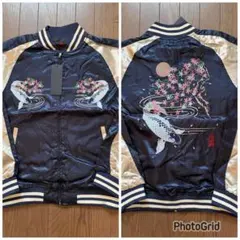 TAKEO KIKUCHI リバーシブル スカジャン 鯉と桜 刺繍 サイズ3 - メルカリ