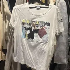 ZARA グラフィックプリント ホワイトTシャツ M