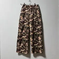 SHEIN キッズ 迷彩 カーゴパンツ 11-12Y ダンス 目立った汚れなし