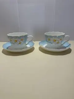 イヴサンローラン カップ＆ソーサー 2客 花柄 美品