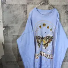 スウェットトレーナーライトブルーL　A56,4