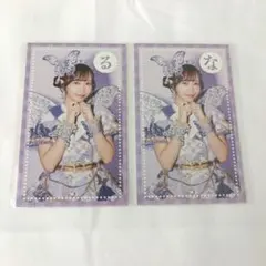 FRUITS ZIPPER　仲川瑠夏　カード　ステッカー　蝶々衣装