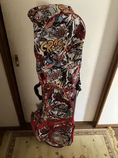 希少 AZROF(アズロフ) スタンド キャディバッグ アメコミレッドのサムネイル