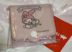 新品☆マイメロディ　サンリオキャラクターズ　ビニールウォレット風コインポーチ