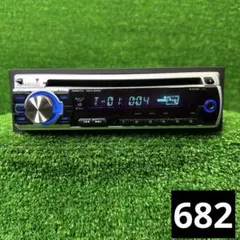 KENWOOD E242 1DIN CDデッキ AUX付 動作確認済 配線付のサムネイル