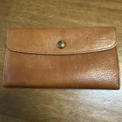 クレドラン　長財布 キャメル