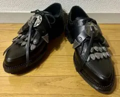 DSQUARED2 コンチョ レザーシューズ 41 厚底 ブラック