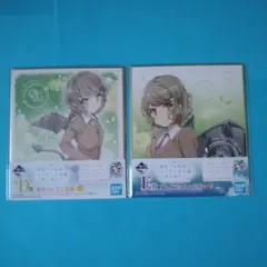 青ブタ　古賀朋絵　ミニ色紙　一番くじ②