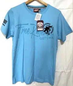 未使用　GOTCHA ライトブルー Tシャツ Sサイズ新品タグ付き