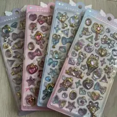 【正規品】ボンボンドロップシール　マジカル　4種セット　レインボー