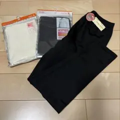 ⭐︎新品未使用品⭐︎UNIQLO等HEATTECH 長袖とレギンス 3点セット