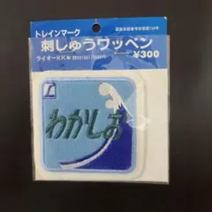 トレインマーク 刺しゅうワッペン わかしお 鉄道グッズ