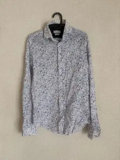 ZARA MAN 花柄長袖シャツ SLIM FIT Sサイズ