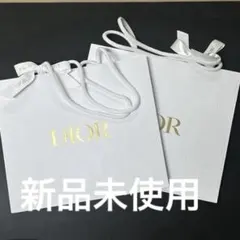 ☆ディオールdior☆ホワイトショッパー（大）2枚　新品未使用