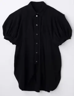 enfoldエンフォルドSILHOUETTESHIRTシャツブラウス黒38 - メルカリ