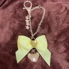 しまむら カードキャプターさくら リボン バッグチャーム ケロちゃん イエロー