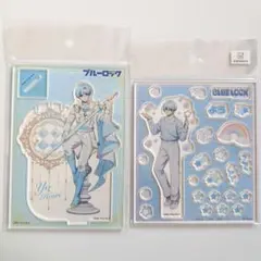 ブルーロック　氷織羊　アクリルフレークパーツ　アクセサリースタンド　2点