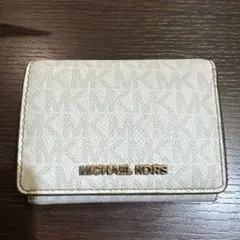 MICHAEL KORS 三つ折り財布 ホワイト系