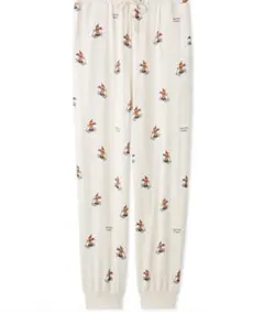 ジェラートピケ　HOLIDAY HOMME スキーベア柄ロングパンツ