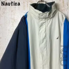 ノーティカ リバーシブル セーリングジャケット ブルー ネイビー アメリカ古着