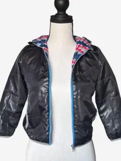 キッズ ダウンジャケット 120 男の子 冬 防寒 フード付