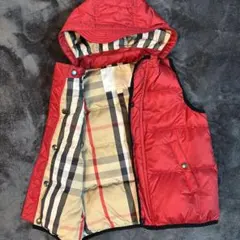 SALE BURBERRY 子供用 ダウンベスト　116cm