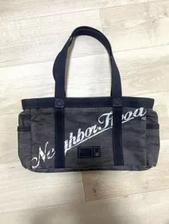 neighborhood ダークグレー トートバッグ