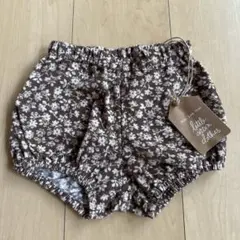 ♡ little cotton clothes ブラウン花柄パンツ ブルマ ♡