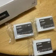 EPSON 純正インクカートリッジ ICBK97 ✖️2 ICGY97✖️１のサムネイル