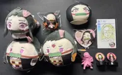 鬼滅の刃 竈門禰豆子 バレンタイン ハート型缶バッジ ふわコロりん はぐキャラ