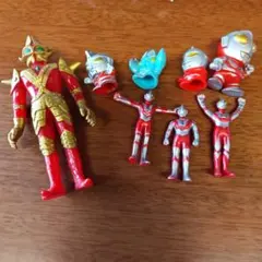 ウルトラマンフィギュア 、指人形セット