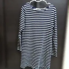 BACK NUMBER ボーダーワンピース　Lのサムネイル