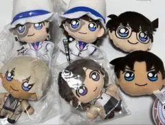 名探偵コナン ぬいぐるみ マスコット 6体セット