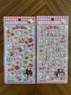 【正規品】ハローキティ ボンボンドロップシール　2枚セット