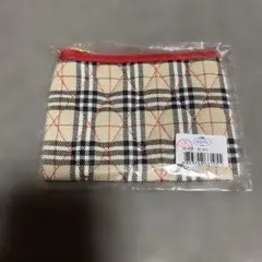 NaRaYa ナラヤ チェック柄 キルティング ポーチ