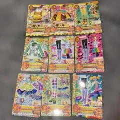 アイカツカードセット 9枚　レアカード入り