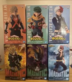 新品未開封　6点　ヒロアカ　フィギュア　maximatic 緑谷　轟　爆豪