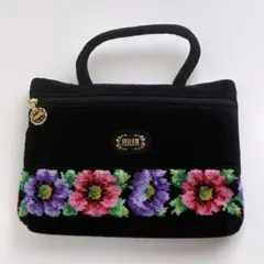 【FEILER】花柄刺繍 ハンドバッグ・ポーチ