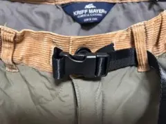 KRIFF MAYER 美品　オリーブグリーン　キルティング　ミリタリー　暖パン